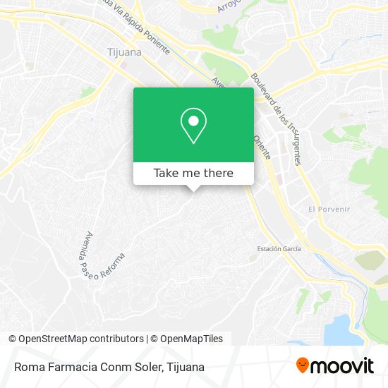Roma Farmacia Conm Soler map