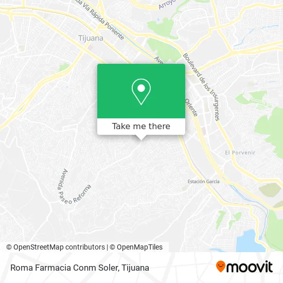Mapa de Roma Farmacia Conm Soler