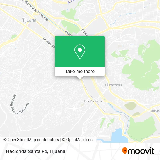 Mapa de Hacienda Santa Fe
