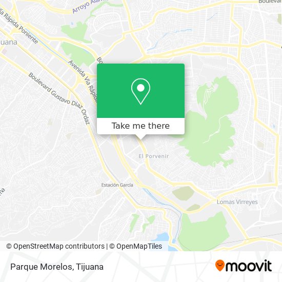 Parque Morelos map