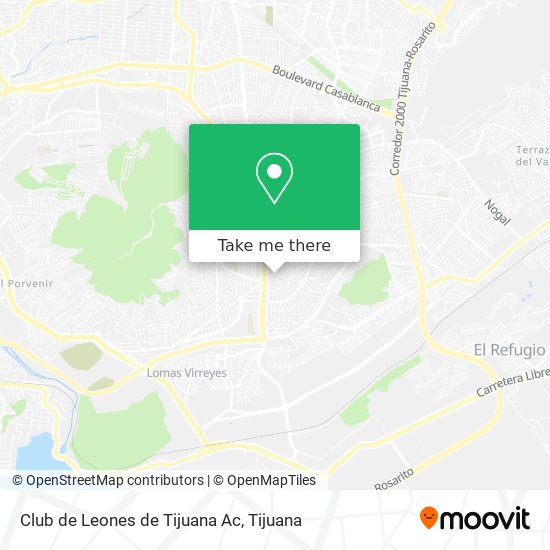 Club de Leones de Tijuana Ac map