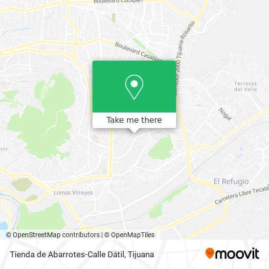 Tienda de Abarrotes-Calle Dátil map
