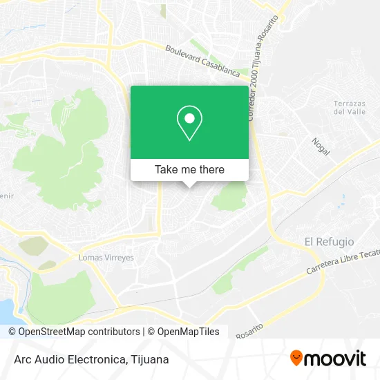 Arc Audio Electronica map