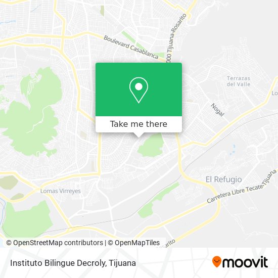Instituto Bilingue Decroly map
