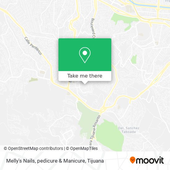 Mapa de Melly's Nails, pedicure & Manicure