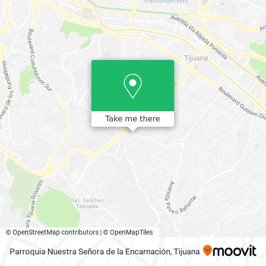 Parroquia Nuestra Señora de la Encarnación map