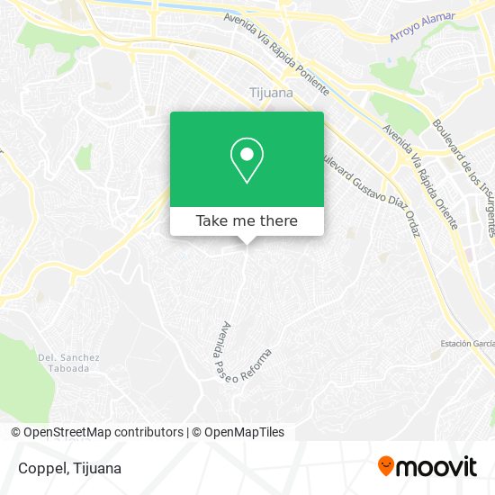 How to get to Coppel in Tijuana by Bus?