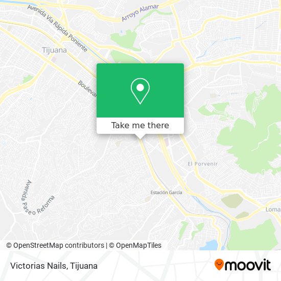 Mapa de Victorias Nails