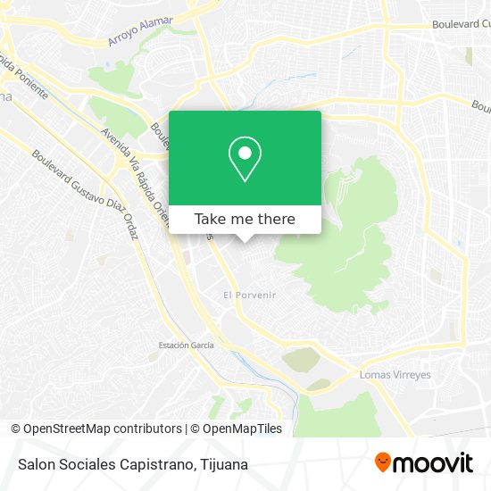 Mapa de Salon Sociales Capistrano