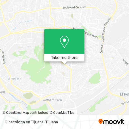 Ginecóloga en Tijuana map