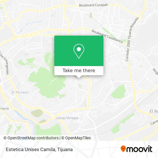 Estetica Unisex Camila map