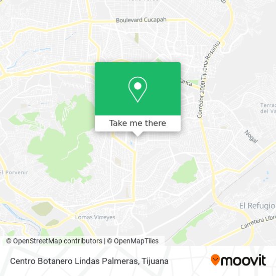 Centro Botanero Lindas Palmeras map