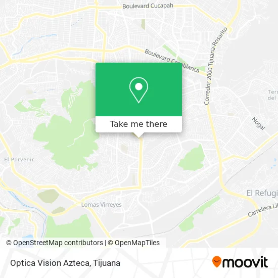 Optica Vision Azteca map