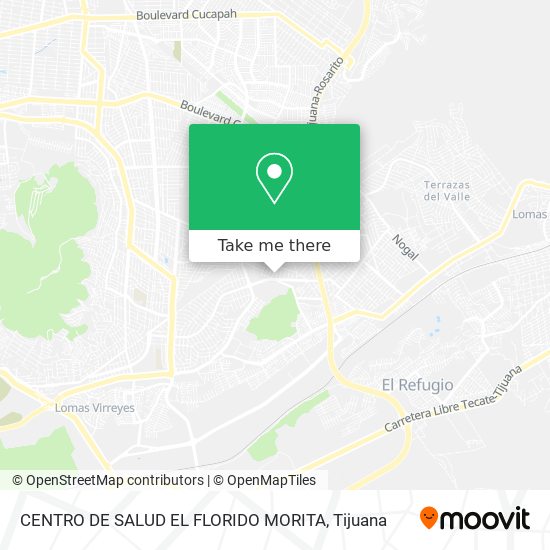 Mapa de CENTRO DE SALUD EL FLORIDO MORITA