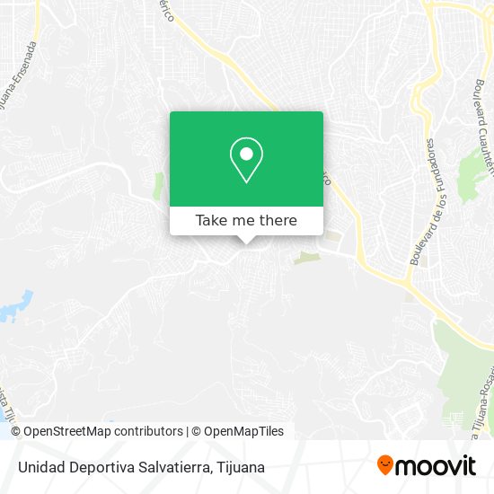 Unidad Deportiva Salvatierra map