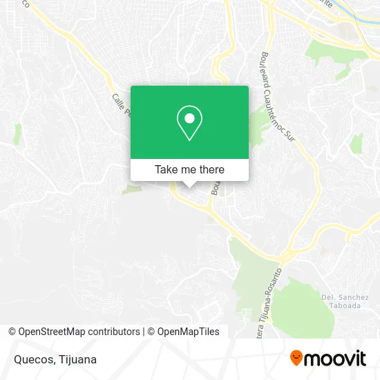 Quecos map