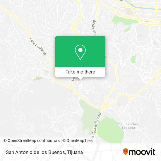 San Antonio de los Buenos map