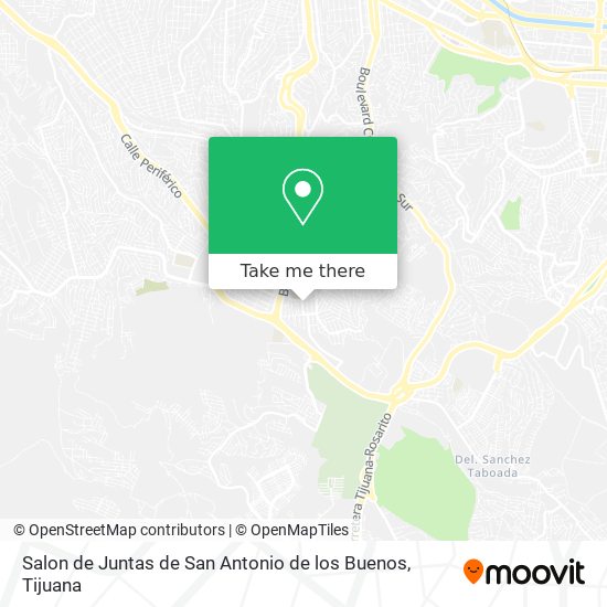 Mapa de Salon de Juntas de San Antonio de los Buenos