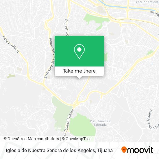 Mapa de Iglesia de Nuestra Señora de los Ángeles