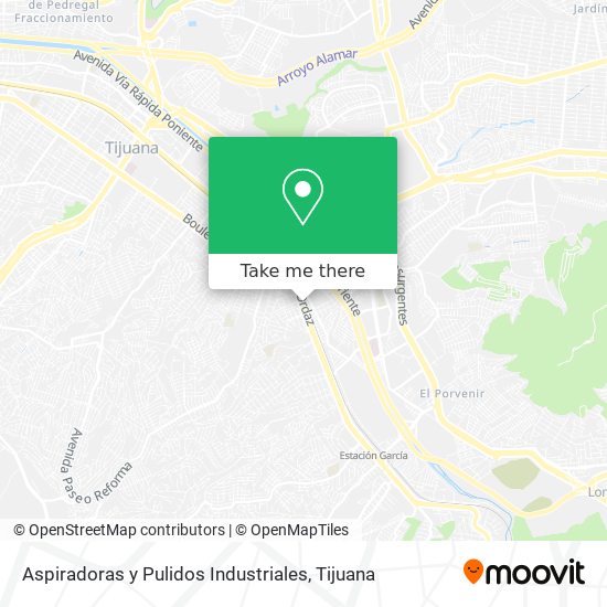 Aspiradoras y Pulidos Industriales map