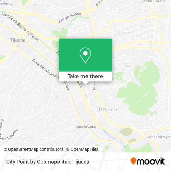 City Point by Cosmopolitan map