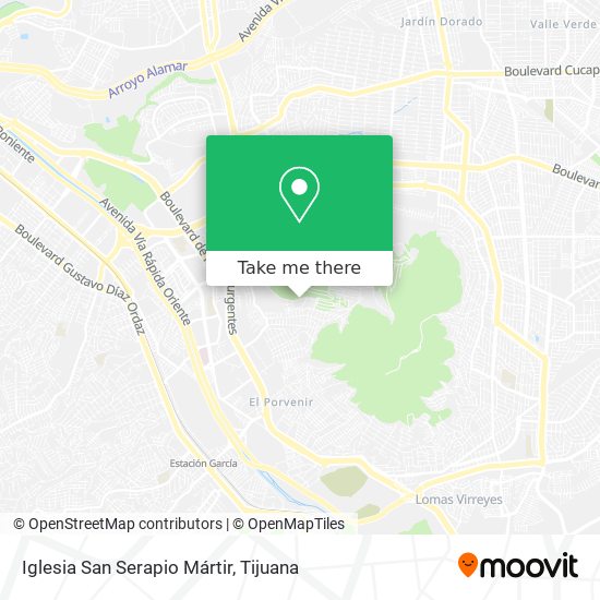 Mapa de Iglesia San Serapio Mártir