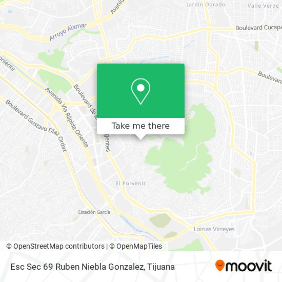 Esc Sec 69 Ruben Niebla Gonzalez map