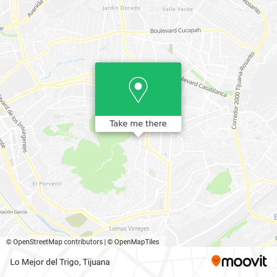 Lo Mejor del Trigo map