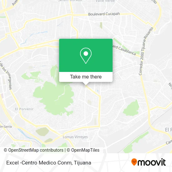 Excel -Centro Medico Conm map