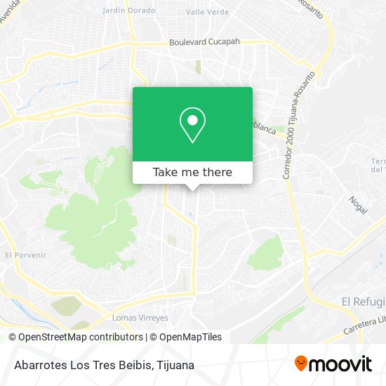 Abarrotes Los Tres Beibis map