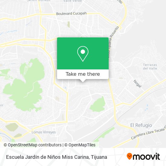 Escuela Jardín de Niños Miss Carina map