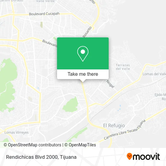 Mapa de Rendichicas Blvd 2000