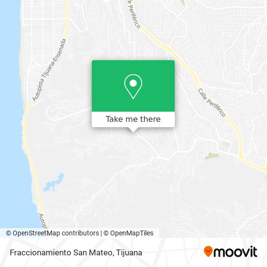 Fraccionamiento San Mateo map