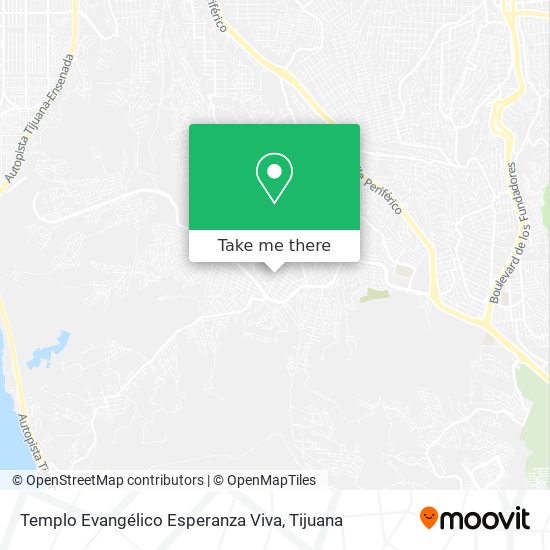 Templo Evangélico Esperanza Viva map
