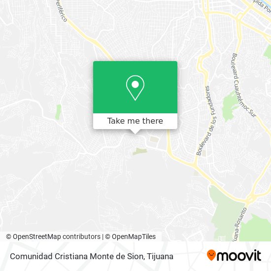 Comunidad Cristiana Monte de Sion map