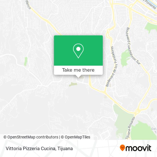 Mapa de Vittoria Pizzeria Cucina