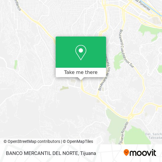 BANCO MERCANTIL DEL NORTE map