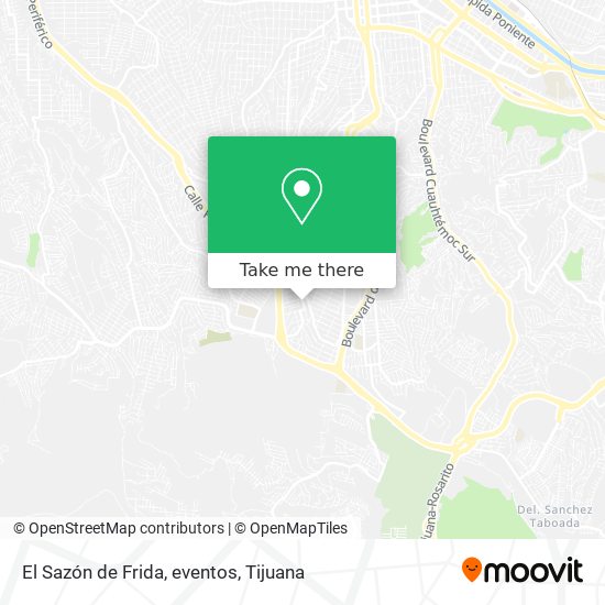 El Sazón de Frida, eventos map
