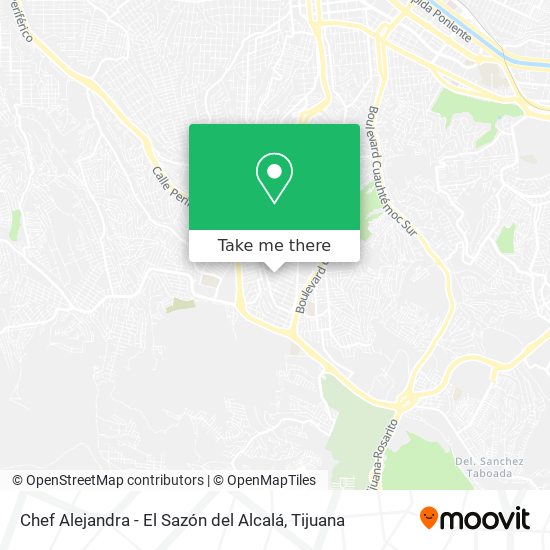 Mapa de Chef Alejandra - El Sazón del Alcalá