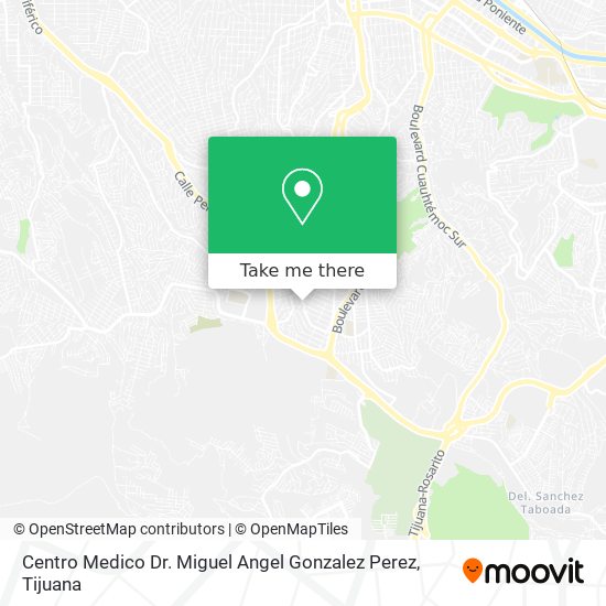 Mapa de Centro Medico Dr. Miguel Angel Gonzalez Perez