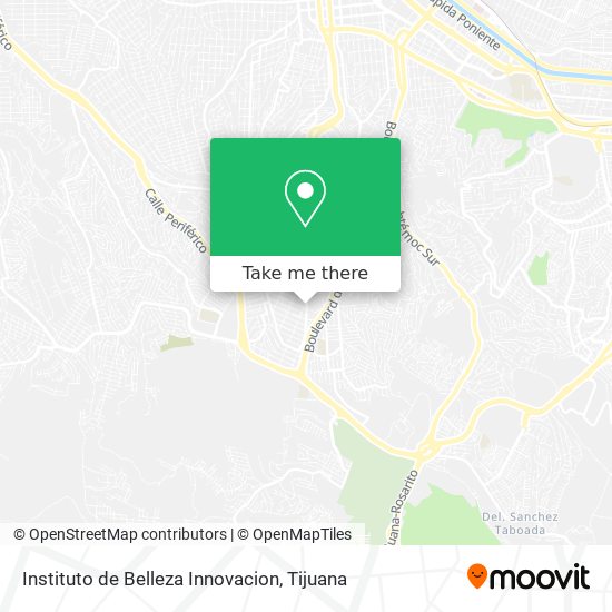Mapa de Instituto de Belleza Innovacion