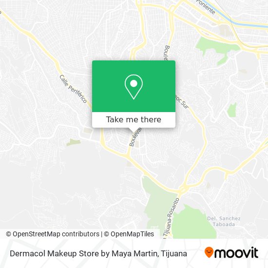 Dermacol Makeup Store by Maya Martin map