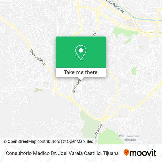 Consultorio Medico Dr. Joel Varela Castillo map