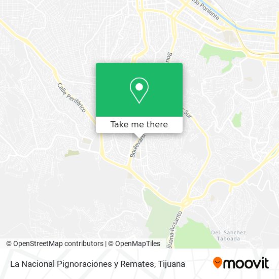 Mapa de La Nacional Pignoraciones y Remates