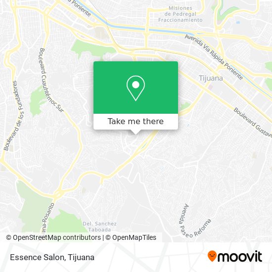 Mapa de Essence Salon