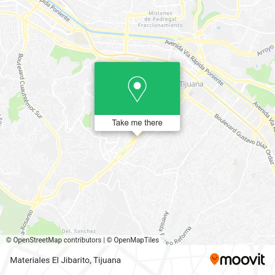Materiales El Jibarito map