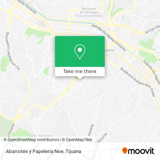 Abarrotes y Papeleria Noe map