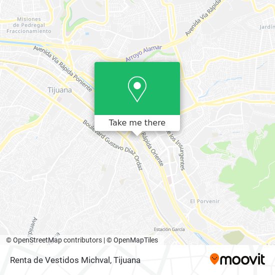 Renta de Vestidos Michval map