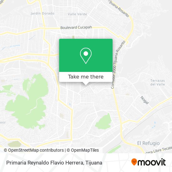 Mapa de Primaria Reynaldo Flavio Herrera