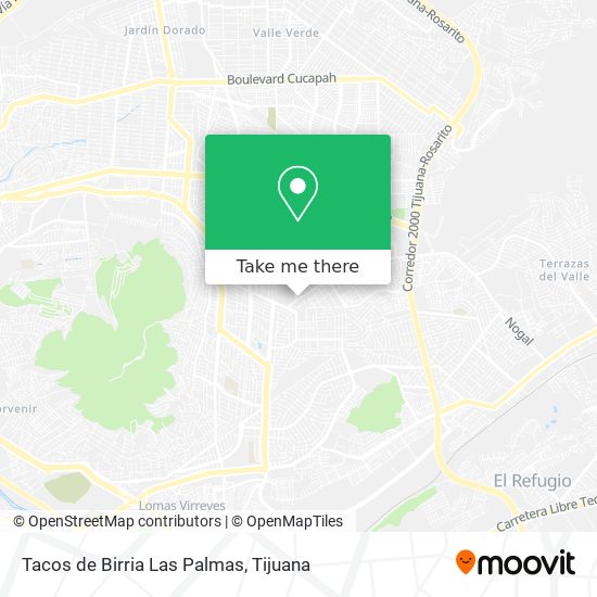 Tacos de Birria Las Palmas map
